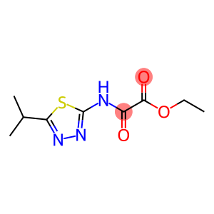 ethyl 2-oxo-2-[(5-propan-2-yl-1,3,4-thiadiazol-2-yl)amino]ethanoate