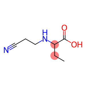 2-((2-cyanoethyl)amino)butanoic acid