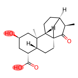 (4α)-2β-Hydroxy-15-oxo-19-norkauran-18-oic acid