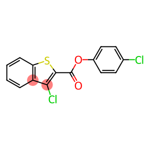 4-chlorophenyl 3-chloro-1-benzothiophene-2-carboxylate