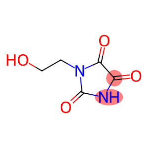 Imidazolidinetrione, (2-hydroxyethyl)- (9CI)