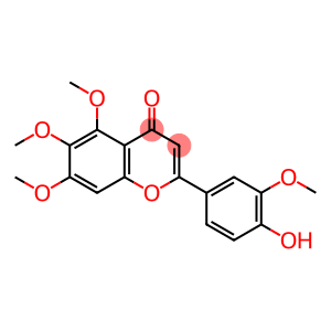 4H-1-Benzopyran-4-one, 2-(4-hydroxy-3-methoxyphenyl)-5,6,7-trimethoxy-