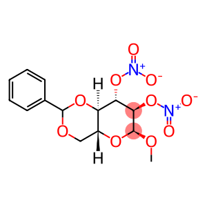 α-D-Glucopyranoside, methyl 4,6-O-(phenylmethylene)-, dinitrate (9CI)