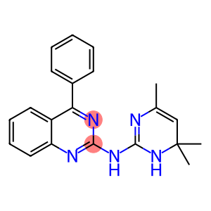 (4-phenyl-quinazolin-2-yl)-(4,6,6-trimethyl-1,6-dihydro-pyrimidin-2-yl)-amine