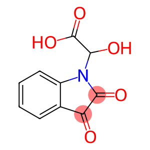 1H-Indole-1-acetic acid, 2,3-dihydro-alpha-hydroxy-2,3-dioxo- (9CI)