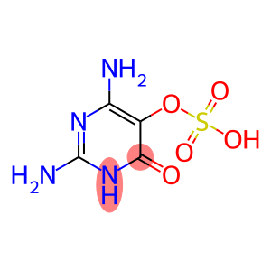 4(3H)-Pyrimidinone, 2,6-diamino-5-(sulfooxy)-