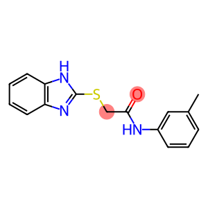 2-(1H-Benzoimidazol-2-ylsulfanyl)-N-m-tolyl-acetamide