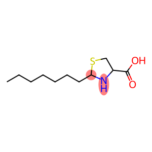 2-heptyl-1,3-thiazolane-4-carboxylic acid