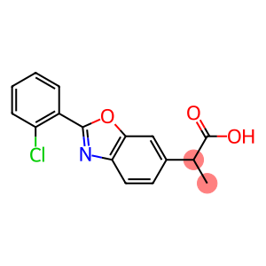 2-(2-Chlorophenyl)-α-methyl-6-benzoxazoleacetic acid