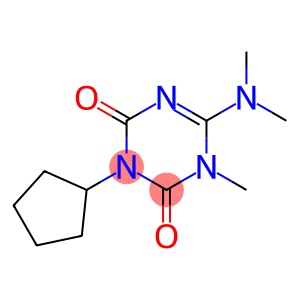 1,3,5-Triazine-2,4(1H,3H)-dione, 3-cyclopentyl-6-(dimethylamino)-1-methyl-