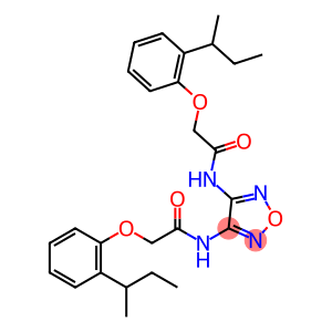 N,N'-1,2,5-oxadiazole-3,4-diylbis[2-(2-sec-butylphenoxy)acetamide]