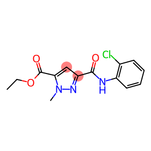 ethyl 3-[(2-chloroanilino)carbonyl]-1-methyl-1H-pyrazole-5-carboxylate