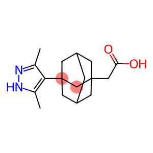 2-[3-(3,5-dimethyl-1H-pyrazol-4-yl)-1-adamantyl]acetic acid