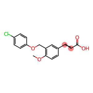 (2E)-3-{3-[(4-Chlorophenoxy)methyl]-4-methoxyphenyl}acrylic acid