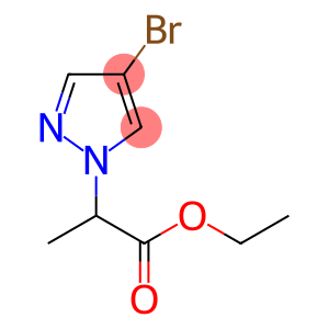 1H-Pyrazole-1-acetic acid, 4-bromo-α-methyl-, ethyl ester