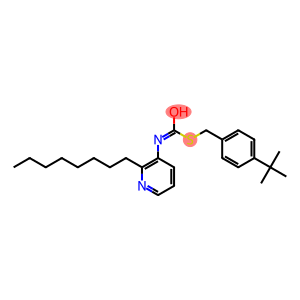 S-((4-(1,1-Dimethylethyl)phenyl)methyl) O-octyl 3-pyridinylcarbonimidothioate