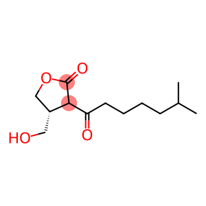 2-isocapryloyl-3R-hydroxymethyl-gamma-butyrolactone