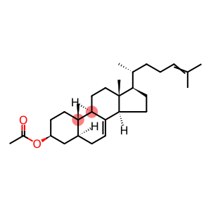 Cholesta-7,24-dien-3-ol, acetate, (3β,5α)- (9CI)