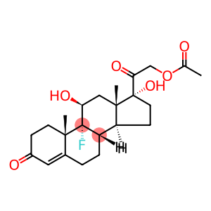 Pregn-4-ene-3,20-dione, 21-(acetyloxy)-9-fluoro-11,17-dihydroxy-, (11beta)-