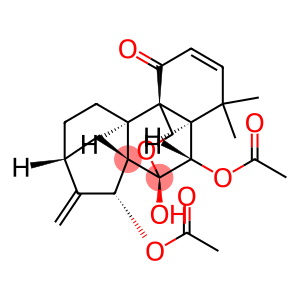 (7S,15R)-6β,15-Diacetoxy-7α,20-epoxy-7-hydroxykaura-2,16-dien-1-one