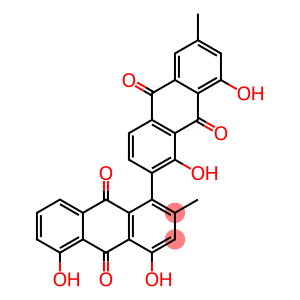 1',4,5,8'-Tetrahydroxy-2,6'-dimethyl[1,2'-bianthracene]-9,9',10,10'-tetrone