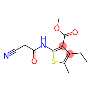 methyl 2-[(2-cyanoacetyl)amino]-4-ethyl-5-methyl-thiophene-3-carboxylate