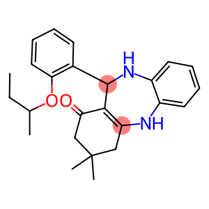 11-(2-sec-butoxyphenyl)-3,3-dimethyl-2,3,4,5,10,11-hexahydro-1H-dibenzo[b,e][1,4]diazepin-1-one