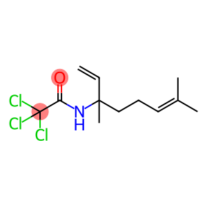 2,2,2-trichloro-N-(3,7-dimethylocta-1,6-dien-3-yl)acetamide