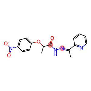 2-{4-nitrophenoxy}-N'-[1-(2-pyridinyl)ethylidene]propanohydrazide