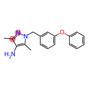 3,5-二甲基-1-[(3-苯氧基苯基)甲基]-1H-吡唑-4-胺