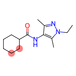 Cyclohexanecarboxamide, N-(1-ethyl-3,5-dimethyl-1H-pyrazol-4-yl)- (9CI)