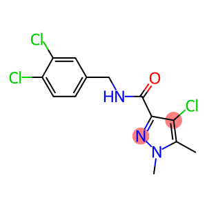 4-chloro-N-(3,4-dichlorobenzyl)-1,5-dimethyl-1H-pyrazole-3-carboxamide