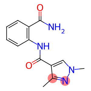 1H-Pyrazole-4-carboxamide,N-[2-(aminocarbonyl)phenyl]-1,3-dimethyl-(9CI)