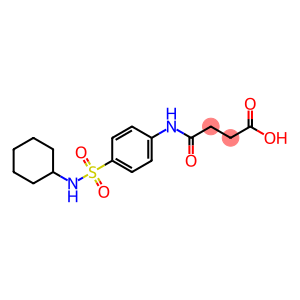 Butanoic acid, 4-[[4-[(cyclohexylamino)sulfonyl]phenyl]amino]-4-oxo-