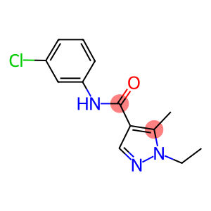 N-(3-chlorophenyl)-1-ethyl-5-methyl-1H-pyrazole-4-carboxamide