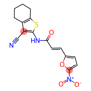 N-(3-cyano-4,5,6,7-tetrahydro-1-benzothien-2-yl)-3-{5-nitro-2-furyl}acrylamide