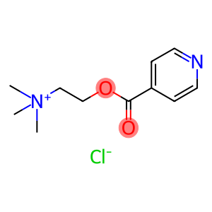 Ethanaminium, N,N,N-trimethyl-2-[(4-pyridinylcarbonyl)oxy]-, chloride (1:1)