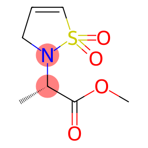 2(3H)-ISOTHIAZOLEACETIC ACID, ALPHA-METHYL-, METHYL ESTER, 1,1-DIOXIDE, (ALPHAS)