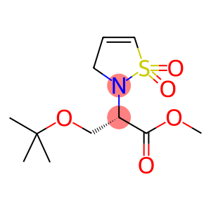 2(3H)-Isothiazoleacetic acid, α-[(1,1-dimethylethoxy)methyl]-, methyl ester, 1,1-dioxide, (αS)-