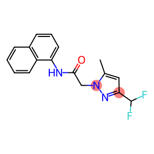 2-[3-(difluoromethyl)-5-methyl-1H-pyrazol-1-yl]-N-(1-naphthyl)acetamide