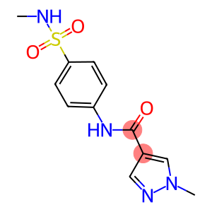 1-methyl-N-{4-[(methylamino)sulfonyl]phenyl}-1H-pyrazole-4-carboxamide