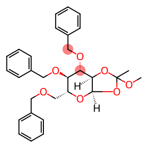 α-D-Glucopyranose, 1,2-O-(1-Methoxyethylidene)-3,4,6-tris-O-(phenylMethyl)-