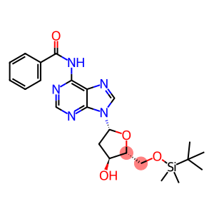 N-苯甲酰基-5'-O-叔丁基二甲基硅烷基- 2'-脱氧腺苷