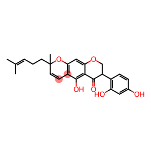 7-(2,4-Dihydroxyphenyl)-7,8-dihydro-5-hydroxy-2-methyl-2-(4-methyl-3-pentenyl)-2H,6H-benzo[1,2-b:5,4-b']dipyran-6-one