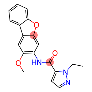 1-ethyl-N-(2-methoxydibenzo[b,d]furan-3-yl)-1H-pyrazole-5-carboxamide