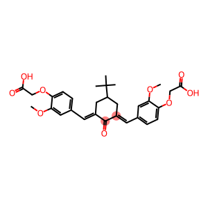 [4-({5-tert-butyl-3-[4-(carboxymethoxy)-3-methoxybenzylidene]-2-oxocyclohexylidene}methyl)-2-methoxyphenoxy]acetic acid