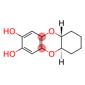 Dibenzo[b,e][1,4]dioxin-2,3-diol, 5a,6,7,8,9,9a-hexahydro-, (5aR,9aR)-rel- (9CI)