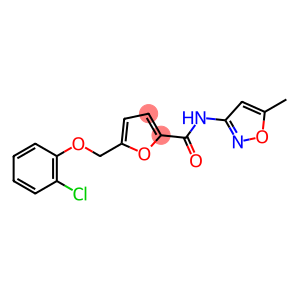 5-[(2-chlorophenoxy)methyl]-N-(5-methyl-3-isoxazolyl)-2-furamide