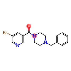 1-benzyl-4-[(5-bromo-3-pyridinyl)carbonyl]piperazine