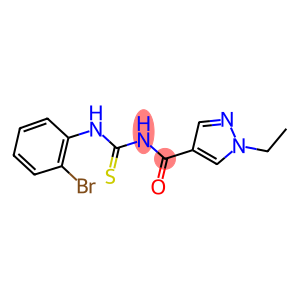 N-(2-bromophenyl)-N'-[(1-ethyl-1H-pyrazol-4-yl)carbonyl]thiourea